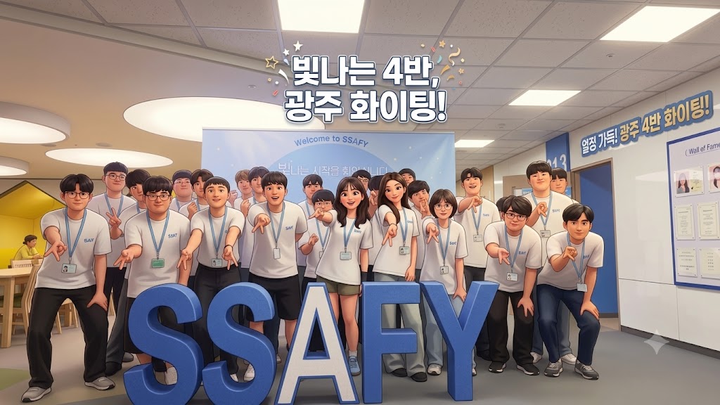 광주 4반 단체 사진